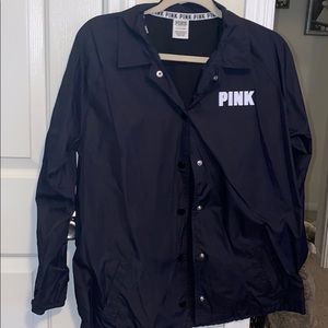 Brand new black windbreaker from VS by pink
